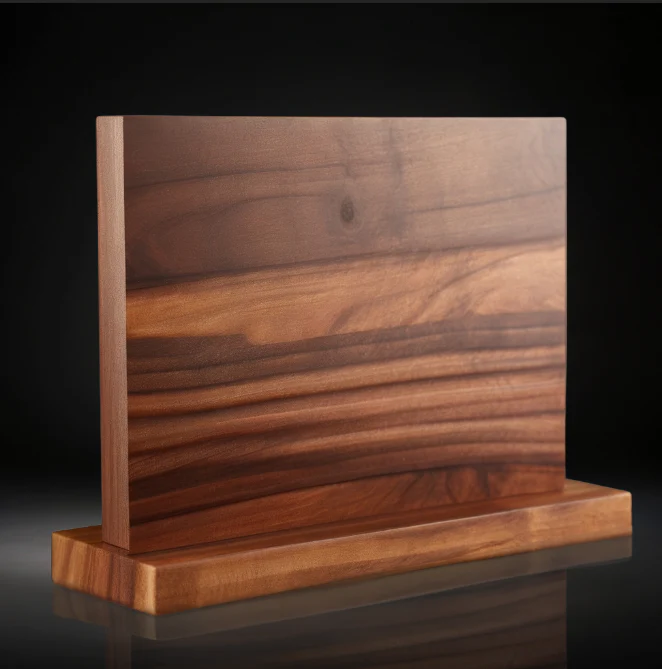 Ash Wood Magnetic Knife Holder Stand Block - Image 7
